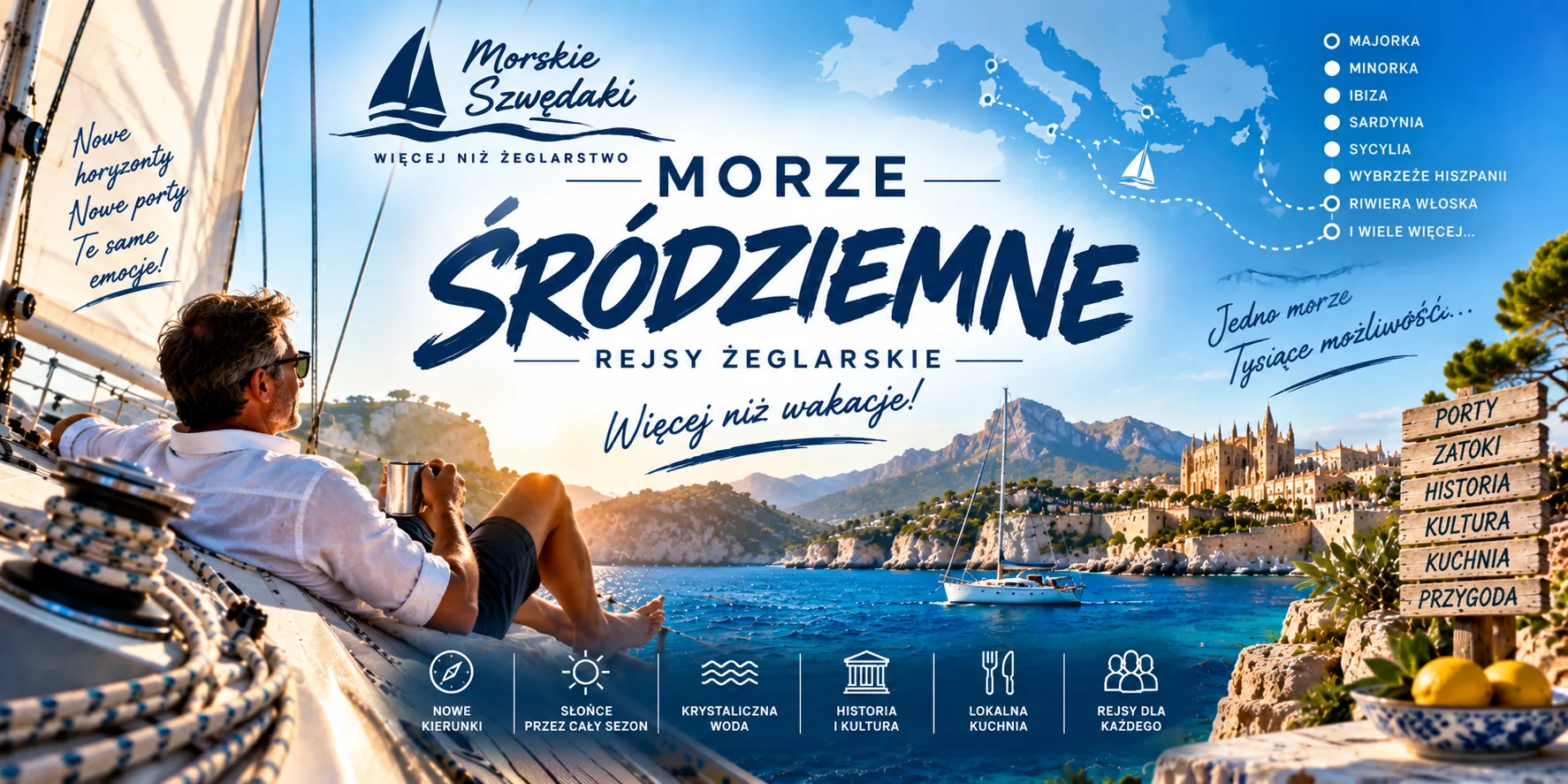 Rejsy na Morzu Śródziemnym z Morskimi Swędakami