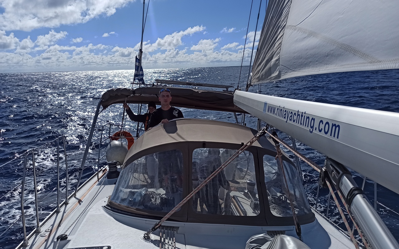 morskie szwedaki.madera,jachty na Oceanie Atlantyckim podczas rejsu stażowego