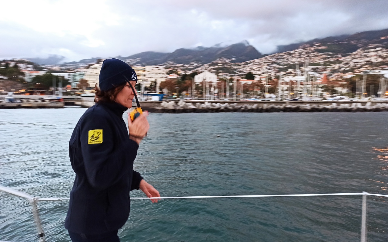 morskie szwedaki.madera,jachty na Oceanie Atlantyckim podczas rejsu stażowego